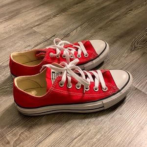 Red Converse All Star Sneakers